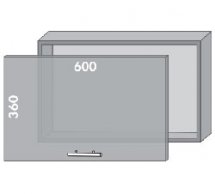 Тумба верхняя В-62 витр. Торонто