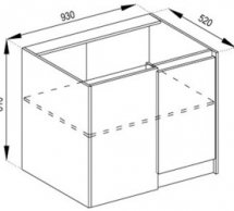 Тумба нижняя Н 100 Граффити