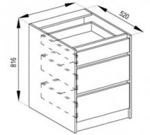 Тумба нижняя Н 40 Ш Граффити