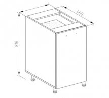 Тумба нижня Н 40 Софі