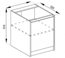 Тумба нижня Н 60 1Д Графіті