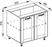 Тумба нижня Н 60 Домініка