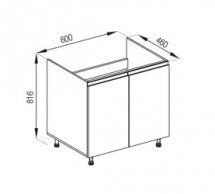 Тумба нижня Н 60М Мілана