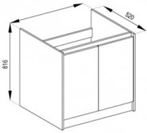 Тумба нижня Н 80 М Графіті