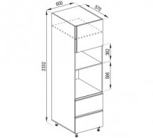 Пенал П 60 ДШ п/микромин. (h-920) Софи