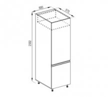Пенал П 60 Х (h-920) Тіна