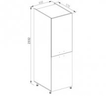 Пенал П 60 Х (h-920) Софи