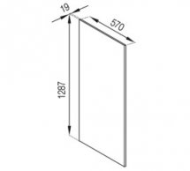 П панель внутрішня (h-720) Мілана