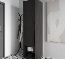 Шкаф R-0002 Рамо 1 дверный венге 52 см