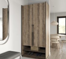 Шкаф дуб гранж песочный R-0003 Рамо