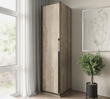 Пенал со штангой песочный дуб гранж R-0012 Рамо