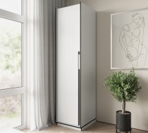 Пенал с полками белый R-0011 Рамо