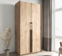 Шафа Морелі R-0014 Рамо 2 дверна дуб аппалачі зі штангою 100 см