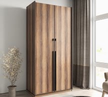 Шафа Морелі R-0014 Рамо 2 дверна дуб кверкус зі штангою 100 см