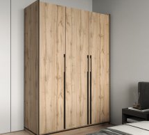  каф Морели R-0016 Рамо 3 дверный дуб аппалачи со штангой и полками 150см