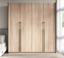 Шафа Морелі R-0020 Рамо 4 дверна сонома зі штангою та полицями 197см