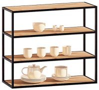 Тумба верхняя В80.72 металл.открытая Тренд глянец