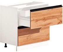Тумба нижня Н80.82.2Я+1Я внутр. Тренд глянець