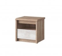 Шкафчик прикроватный 1S дуб сонома Somma