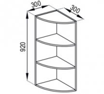 Корпус В 30КЗ (h-920) Домініка