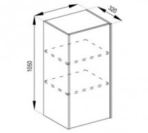 Тумба верхня В 40 1Д Графіті