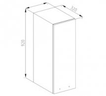 Тумба верхня В 50 (h-920) Софі