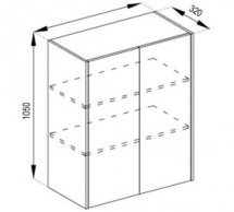 Тумба верхня В 80 2Д Графіті