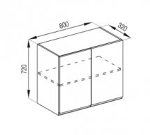 Тумба верхня В 80 Тіна