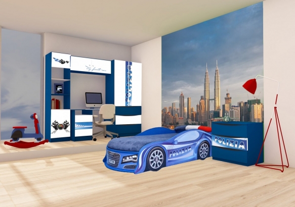 Кровать AUDI Полиция 2