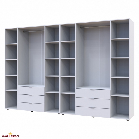 Шафа Дорос Гелар білий 8 дверна 310 см 3