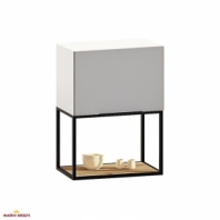 Тумба верхняя В50.72.1Д металл.открытая Лофт глянец