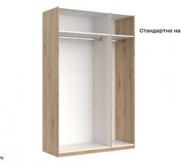 Шкаф 3дв Миромарк Тедди 3 дверный дуб артизан 135 см