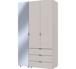 Шкаф для одежды Дорос Гелар кашемир 2-х дверный/Зеркало 116,5 см