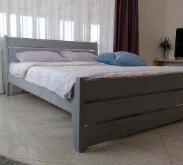 Ліжко двоспальне дерев'яне Дрімка Глорія Бук