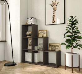 Стелаж венге на 6 комірок GT39