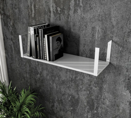 Полиця настінна білий XS28