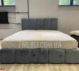 Ліжко м'яке двоспальне Канада з підйомним механізмом та нішею для білизни