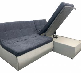 Угловой диван раскладной дельфин Вика Комфорт 202 см