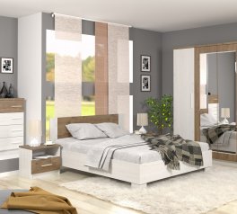 Модульна система Markos/Маркос Mebel Service Дуб самоа/Білий