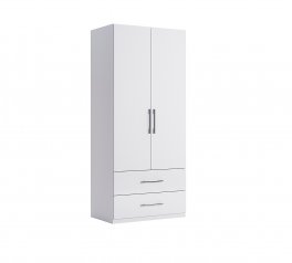 Шкаф 2дв 2шх Миромарк Фемели Джуниор 2 дверный белый 90 см