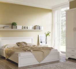 Модульна спальня Tiffany/Тіффані Mebelbos Вудлайнт крем