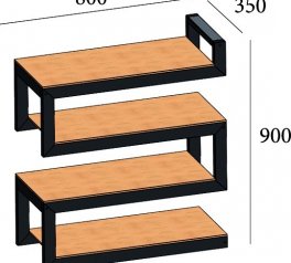 Стеллаж Снейк