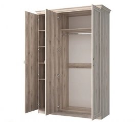 Шафа з дзеркалом Мебельбос 3D 3 дверна каштан nairobi Lizbon 138 см