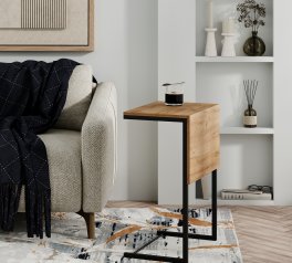 Стіл Just Fiji Дуб крафт золотий/Чорний Art in Head