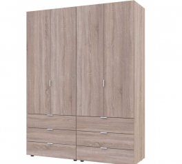 Шафа Гелар 2+2 Дорос 4 дверный дуб сонома 155 см