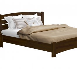 Кровать деревянная Эстелла Венеция Люкс / Серия Вега Щит / Массив Бук