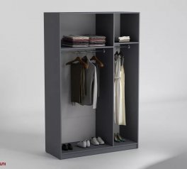 Шафа розпашна Matroluxe Luna / Луна 3 дверна 135 см