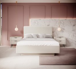 Модульная спальня Lante/Ланте Perfect Home Бежевый/Чёрные ножки