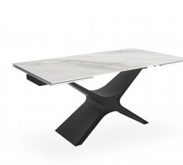 Стол Ragnar (160-240 см) White Golden Glossy