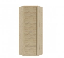 Шкаф угловой 1d Mebelbos Oskar 1 дверный дуб санремо 78 см